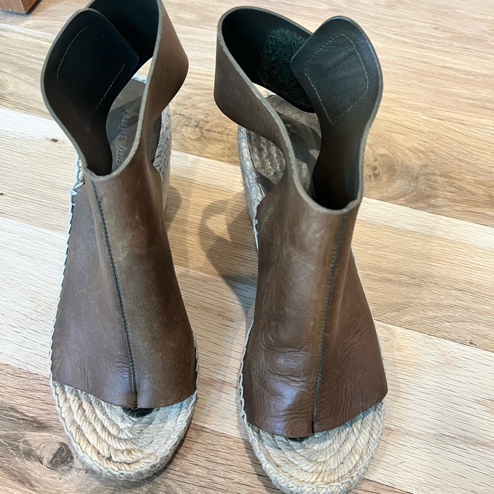 Celine espadrille booties